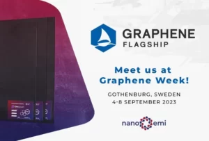 NanoEMi at Graphene Week 2023 organized by Graphene Flagship in Sweden